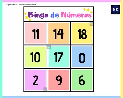 Fichas De Bingo