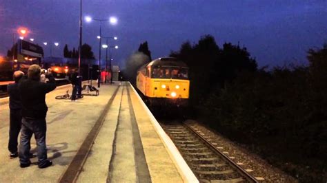 COLAS RAIL Class 47 47727 Rebecca Seen Thrashing Passed Swtinton Heads