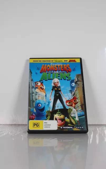 Monsters Vs Aliens Dvd Region Dreamworks Animation Rob Letterman Eur