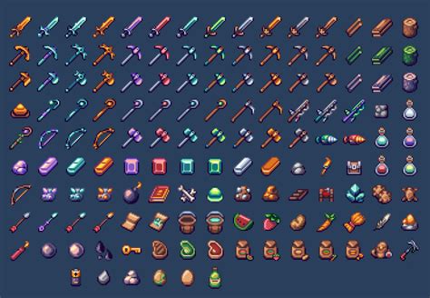 Pixel Art Items R Pixelart