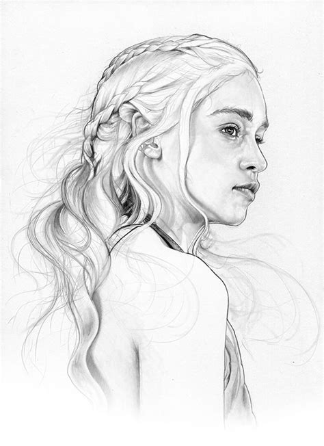 Game Of Thrones Star Trek And Star Wars Character Drawings Game Of