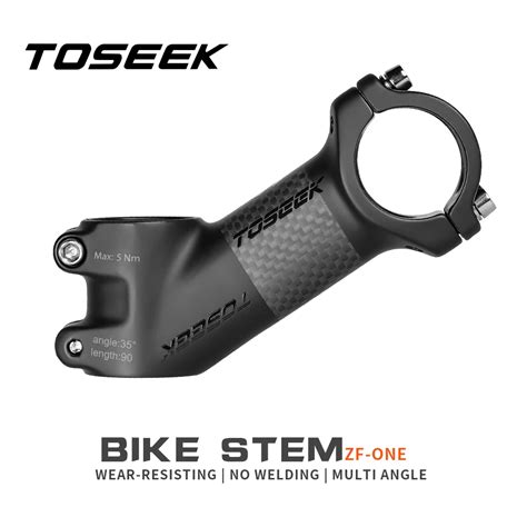 TOSEEK ZF-ONE карбоновый вынос руля 25/35 градусов 60/70/80/90/100 мм ...