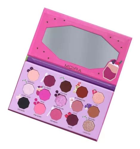 Paleta De Sombras Moira Cosmetics Berry Blast 15 Tonos Gbc Color De La