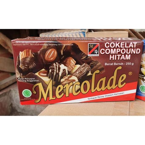 Mercolade Compound Premium 250gr Coklat Blok Shopee Indonesia