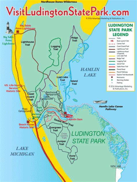 Duck Lake State Park Trail Map - Printable Map