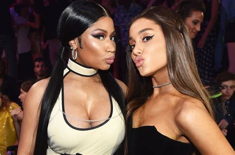 Nicki Minaj Name-Drops Ariana Grande in 'Bust Down Barbiana' | Billboard