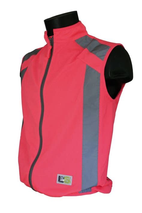 Gilet De S Curit Sport L S Visioplus Rose Fluorescent R Fl Chissant