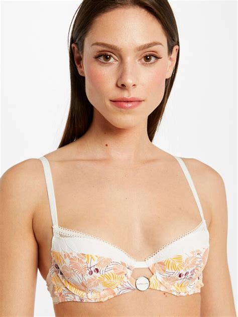 Soutien Gorge Ampliforme Coque Moul E Anais Morgan Lingerie Blanc