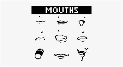 Pixel Art Mouth