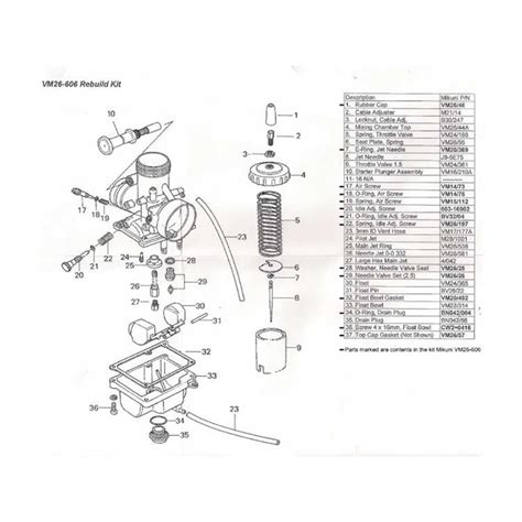 Kit Revisione Mikuni Vm Evomotor