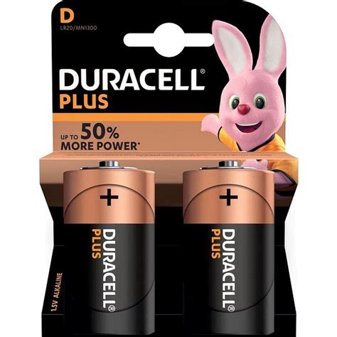 D LR20 Batterij Duracell 2 Stuks Alkaline 1 5 V Duracell