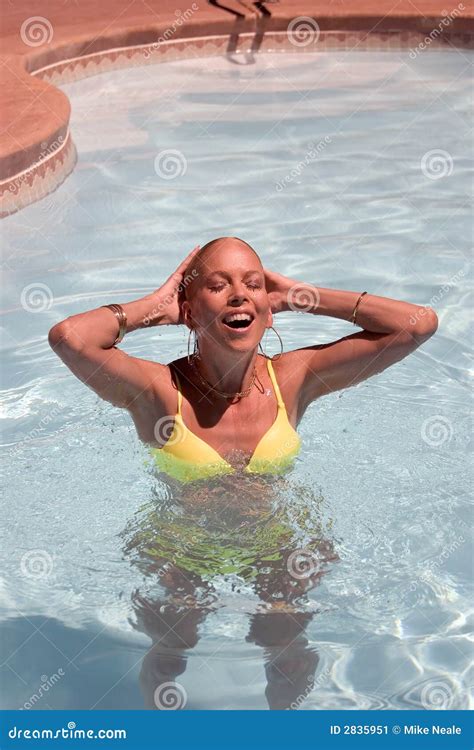 Dripping Wet Stock Image Image Of Yellow Daylight Bikini