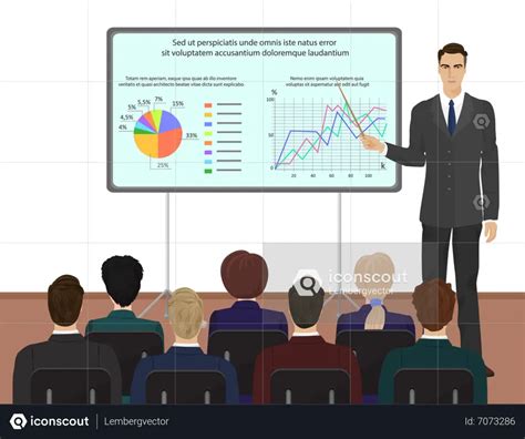 Best Business Presentation Illustration Download In Png And Vector Format