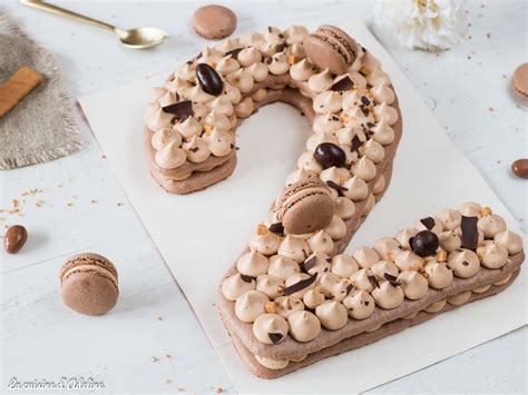 Number cake chocolat praliné La Cuisine d Adeline