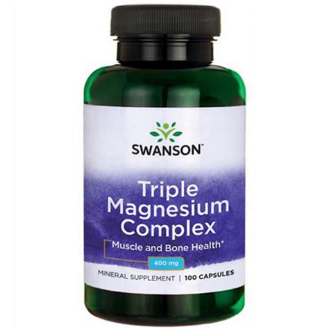 SWANSON Triple Magnesium Complex 100 kaps cena 16 99 zł Sklep sport