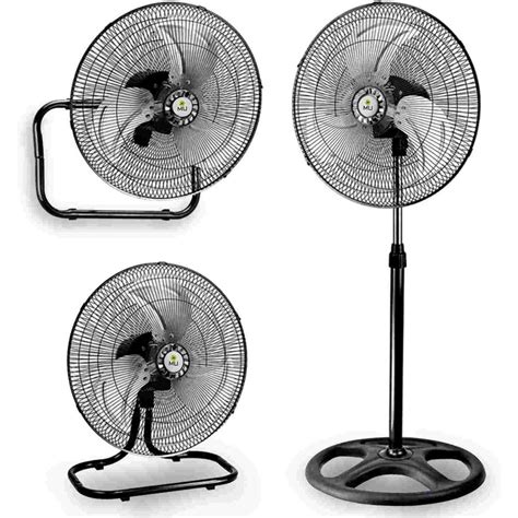 Ventilateur électrique domestique puissant 3 en 1 sol table mur