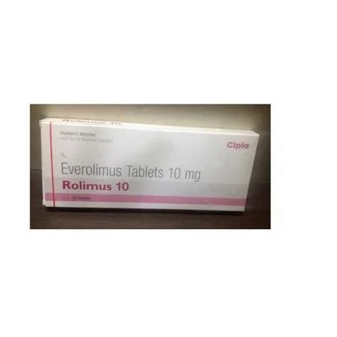 10 Mg Everolimus Tablets At Rs 76 Pack New Delhi ID 22872258330