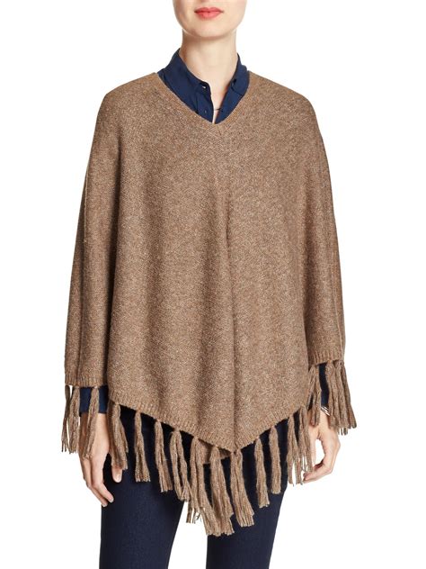 Fringe Poncho Banana Republic Factory