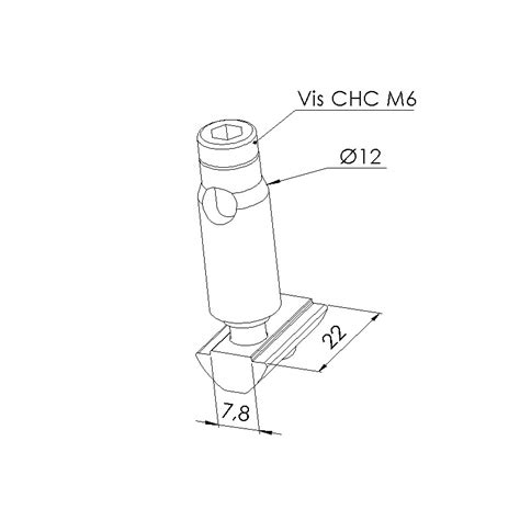 Fixation Automatique Profil Aluminium Mm Inox Elcom Shop