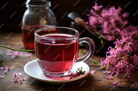Premium Photo | Valerian herbal tea Valeriana officinalis