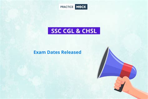 SSC CGL CHSL Dates Released