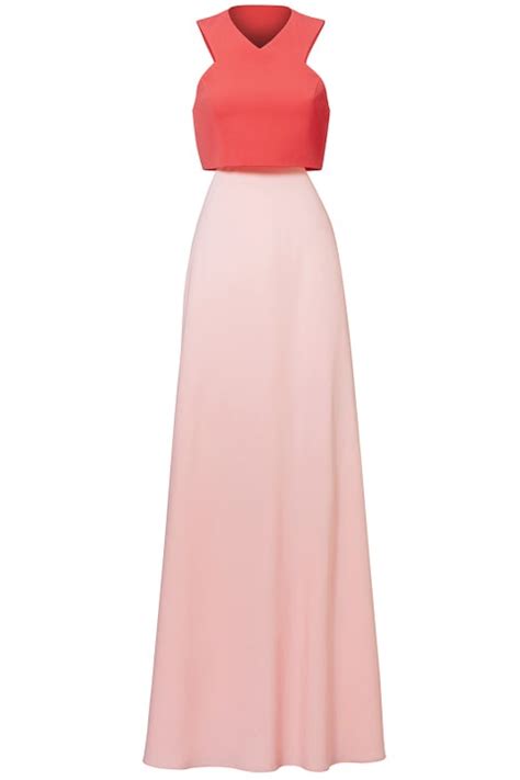 Pink Two Toned Popover Gown By Jill Jill Stuart Rent The Runway