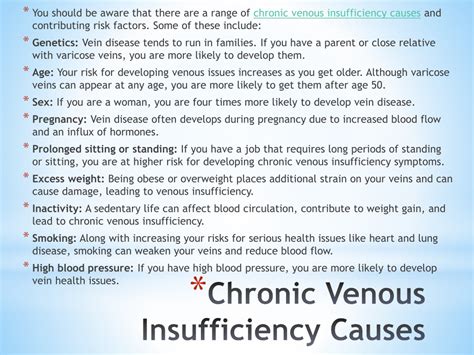 PPT - WHAT ARE THE STAGES OF CHRONIC VENOUS INSUFFICIENCY PowerPoint ...