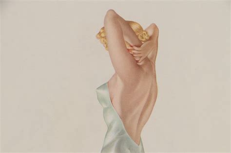 Offset Lithograph Of Pinup Figure After Alberto Vargas Ebth