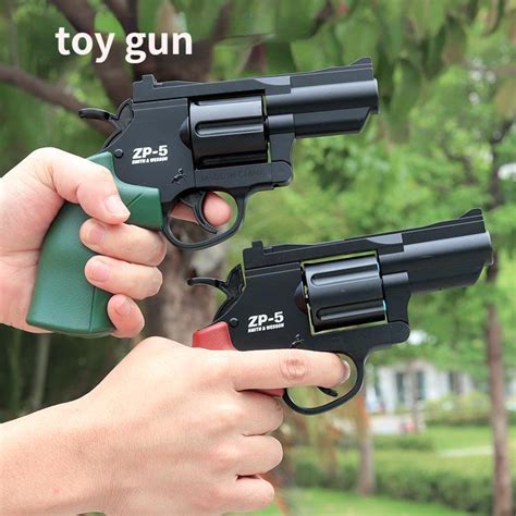 Buy Zp Revolver Shell Throwing Toy Gun Can Launch Revolver Simulation