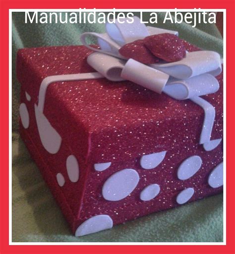 Cajita Para Regalos De Goma Eva Cajas De Regalo Manualidades Goma Eva