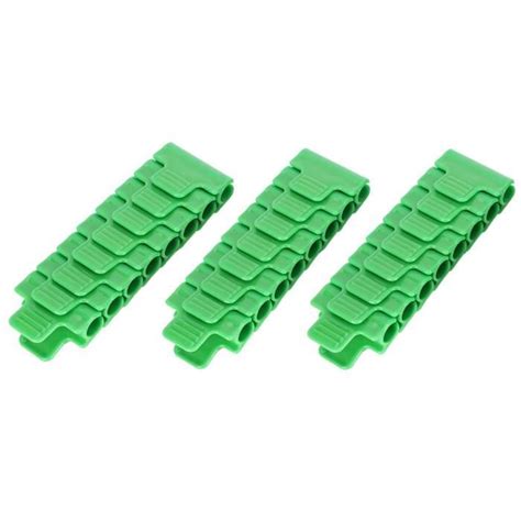 Tbest Clip De Serre 24 Pcs Plastique Serre Film Clip Pince Jardinage