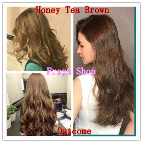 Bremod Hair Color 6 17 Honey Tea Brown With Oxidant Lazada PH