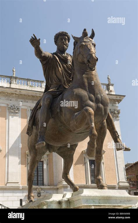 Marc aurel equestrian statue hi-res stock photography and images - Alamy