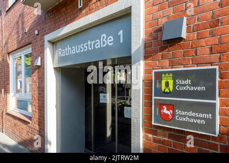 B Rgerb Ro Und Standesamt Cuxhaven Stock Photo Alamy