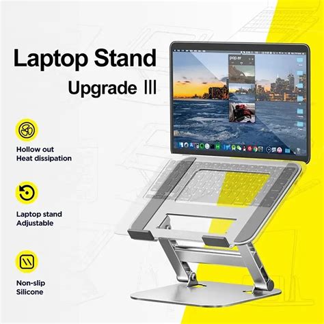 Laptop Stand Foldable Aluminium Alloy Portable Laptop Stand High