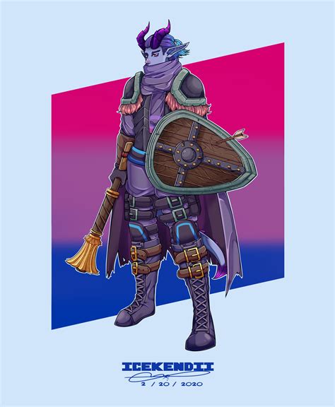 [ART] Tiefling Paladin Commission : r/DnD