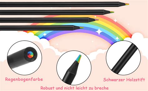 Tao Pipe Regenbogenstift St Ck Buntstifte Kinder Regenbogenstifte