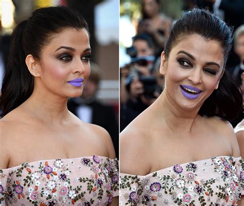 Aishwarya Rai Wore A Purple Lipstick Let S Debate Times Of India