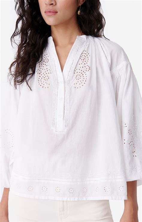 Blouse Nipoa 100 Coton Blanc Vanessa Bruno