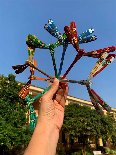 Thach Xa Bamboo Dragonfly Handicraft Religious Hanoi Tours Impress