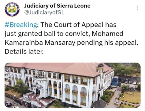 Fact Checked On Iverify Sierra Leone Yes The Twitter Post Circulating