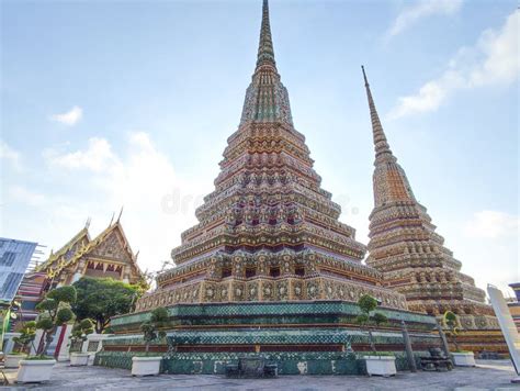 Phra Maha Chedi Si Rajakarn And Its Stunning Stupa In Wat Pho Bangkok