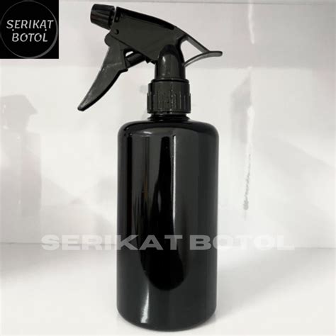 Jual BOTOL SPRAY 500ML PLASTIK TEBAL HITAM PET 500 ML TRIGGER TRIGER