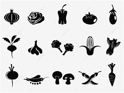 Vegetable Silhouette Png