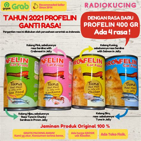 Jual Profelin Kaleng 400 Gr All Varians Tuna Chicken Kanikama Sardines