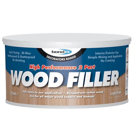 Bond It Part Coloured Wood Filler G White Teak Pine Dark Light Oak