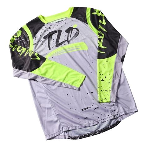 37793202 TLD GP PRO JERSEY PARTICAL FOG CHARCOAL Distributed By