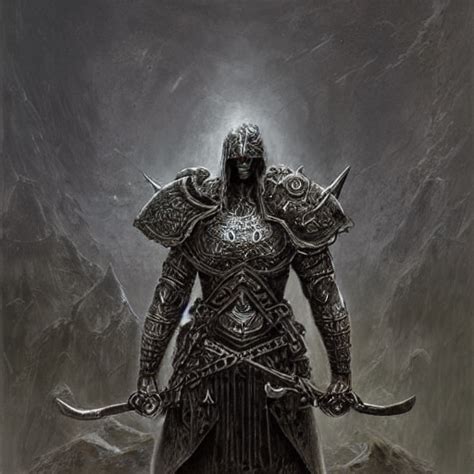 Krea Ai Ancient Warrior Concept Art Dark Soul Wearing An