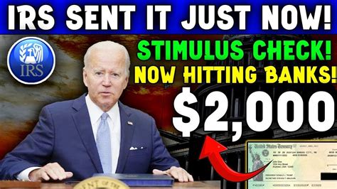 Irs Sent It Just Now Stimulus Checks Now Hitting Banks Of Low