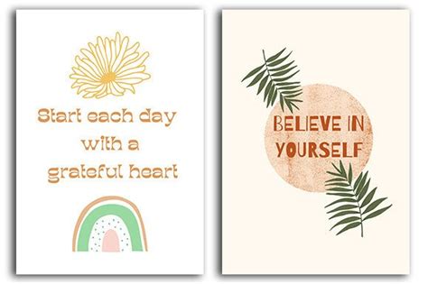 Boho Printable Wall Art, Boho Quotes V1 Graphic by printablepdf · Creative Fabrica